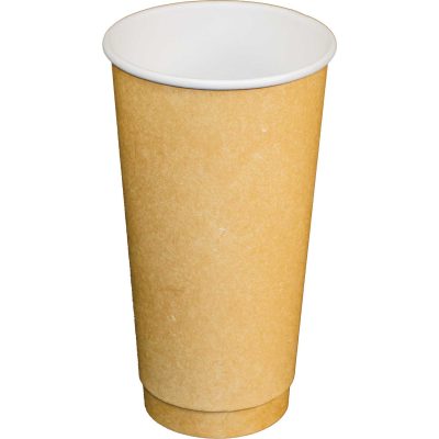 20oz Kraft Double Wall Paper Cup