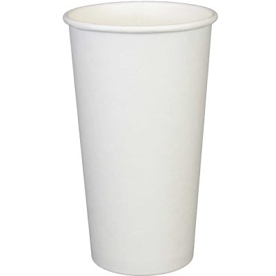 20oz White Paper Cup