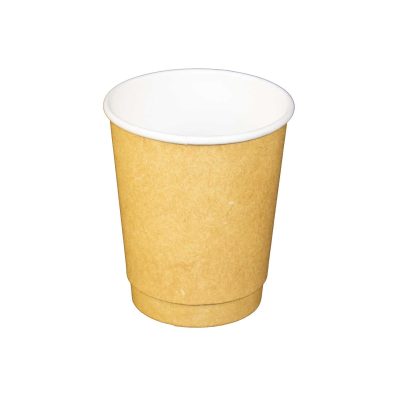 8oz Kraft Double Wall Paper Cup