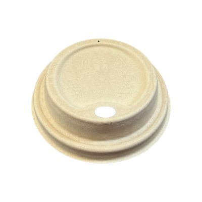 Sugarcane Lid for 6-8oz Paper Cup