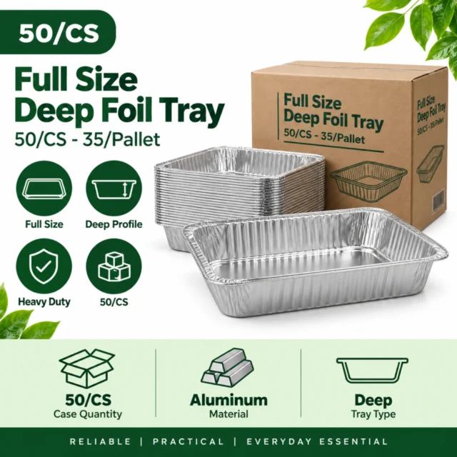 Full Size Deep Tray 50/CS (35/Pallet)