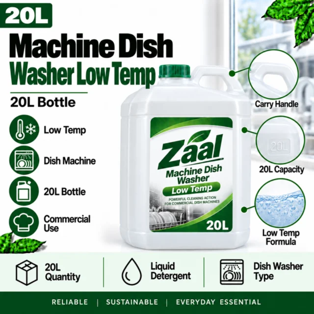 Zaal Machine Dish Washer Low Temp 20L Bottle