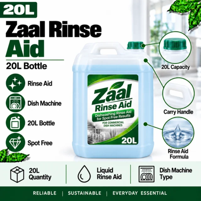 Zaal Rinse Aid 20L Bottle