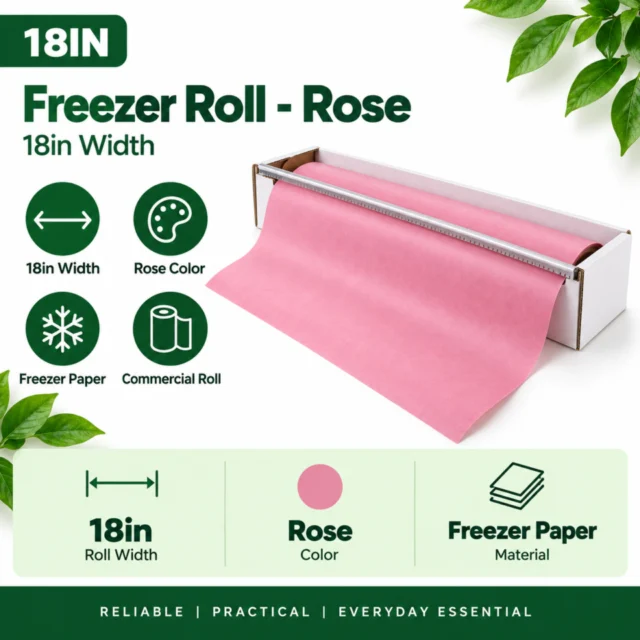 Freezer Roll – Rose – Width 18in