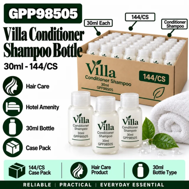 Villa 30ml Conditioner Shampoo Bottle - 144/CS - GPP98505