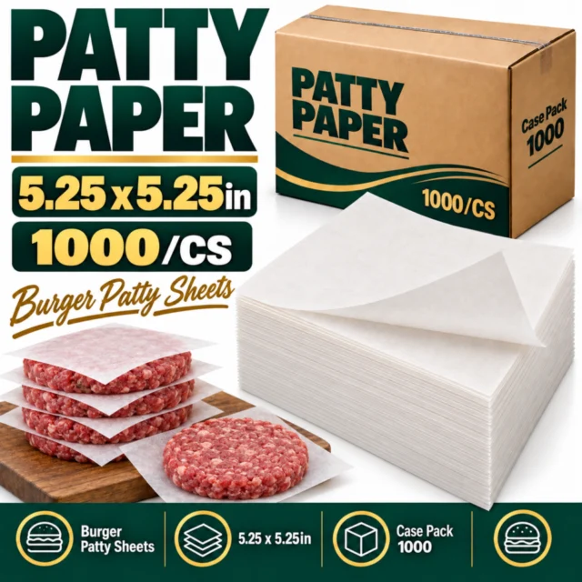 Patty Paper 5.25x5.25in (1000/CS)