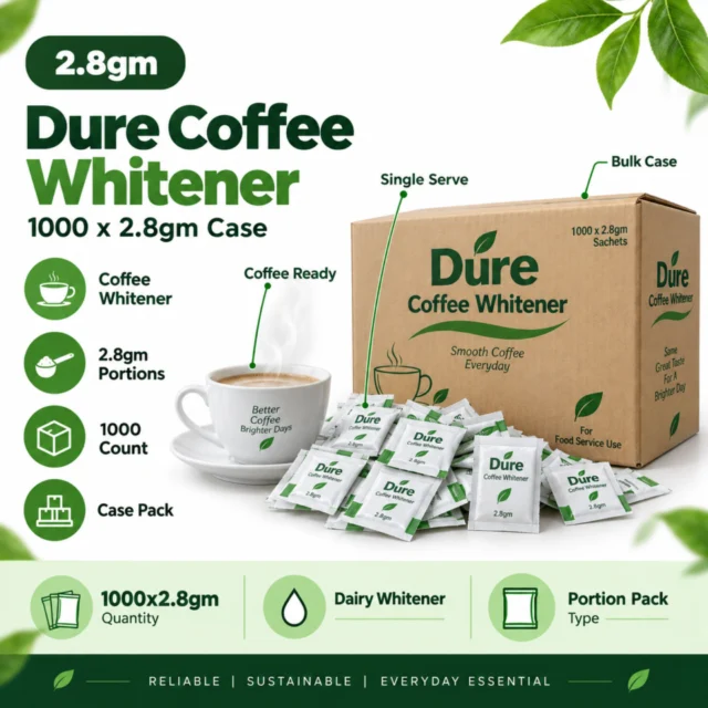 Dure Coffee Whitener - 1000x2.8gm Case