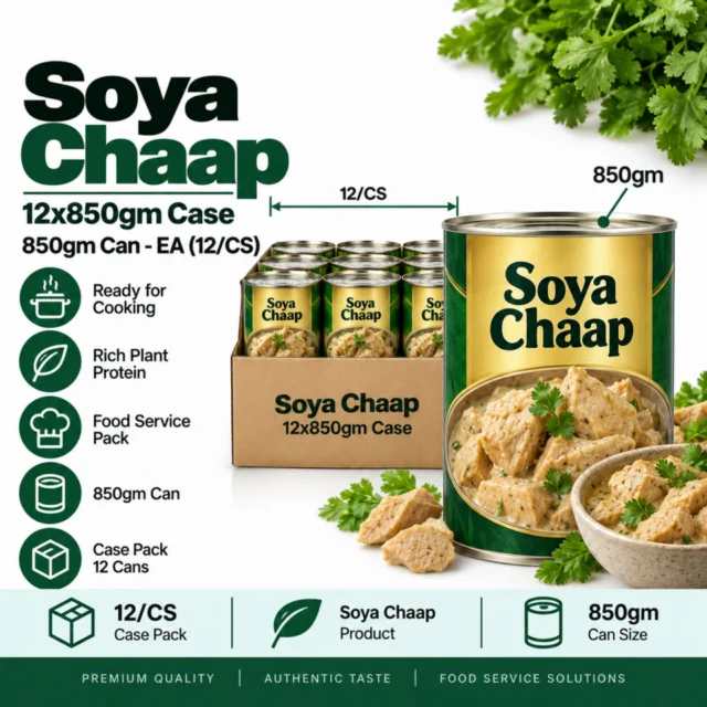 Soya Chaap 12x850gm Case