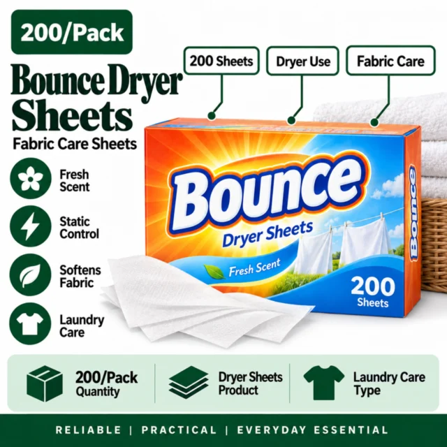 Bounce Dryer Sheets 200/Pack