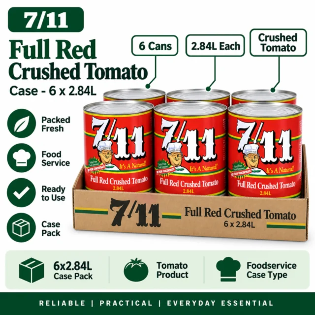 Full Red Crushed Tomato Case - 6x2.84L