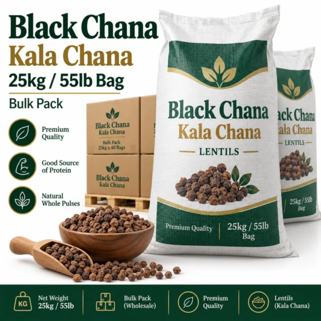 Black Chana / Kala Chana 25kg/55lb Bag