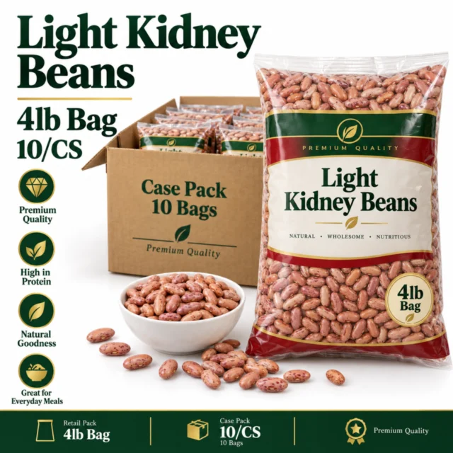 Light Kidney Beans 4lb Bag (10/CS)