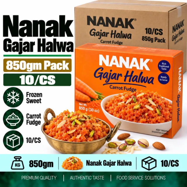 Nanak Gajar Halwa 850gm Pack (10/CS0)