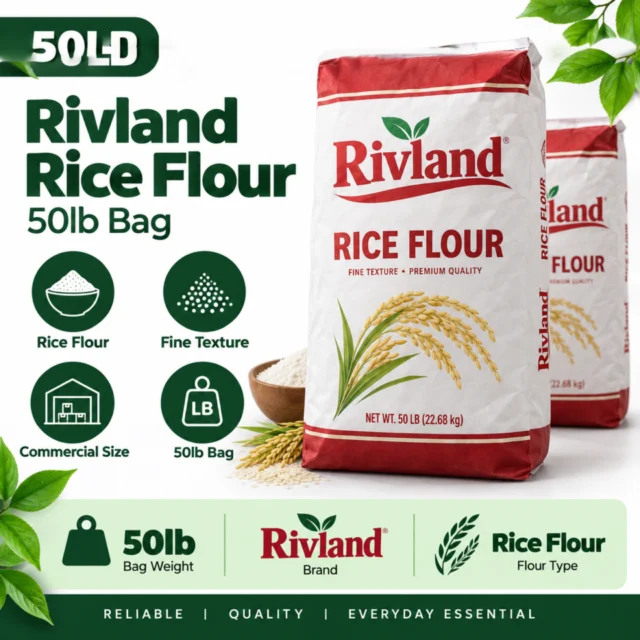Rivland Rice Flour 50lb Bag