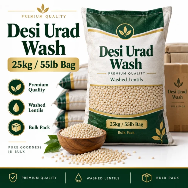 Desi Urad Wash 25kg/55lb Bag