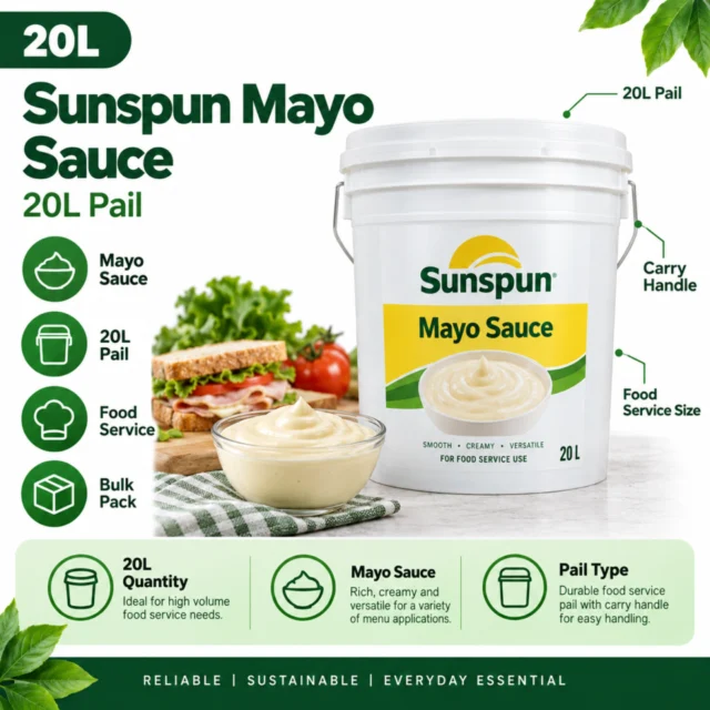 Sunspun Mayo Sauce 20L Pail