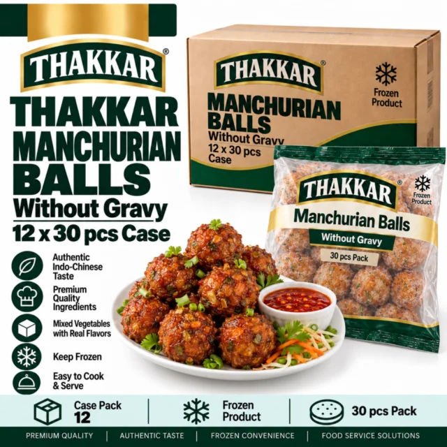Thakkar Manchurian Balls Without Gravy 12x30cs Case