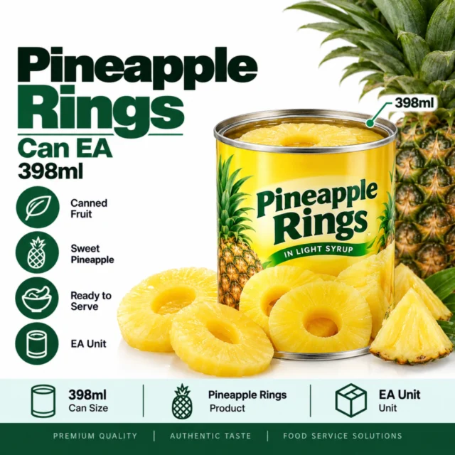 Pineapple Rings Can EA- 398ml