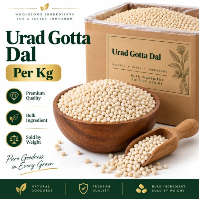 Urad Split (Black) Lentils 55lb/25kg Bag