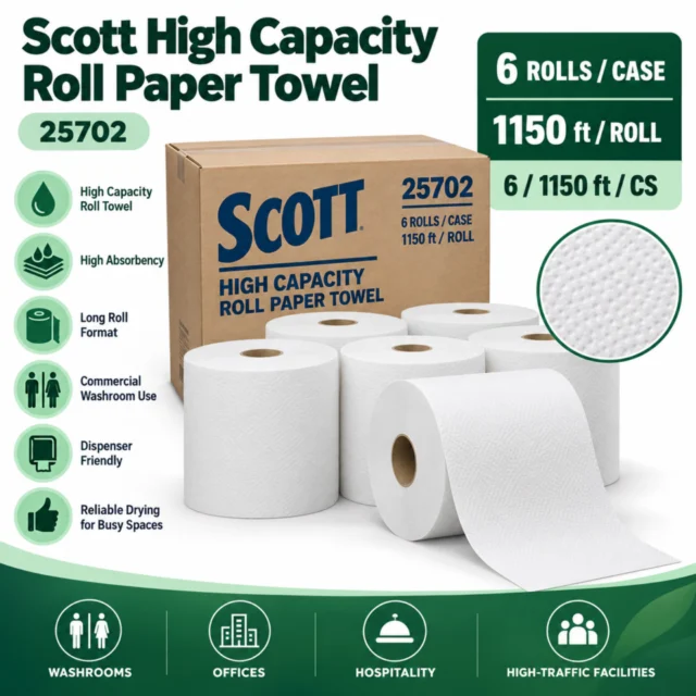 Paper Towel – Roll – Scott - High Capacity - 25702 - 6/1150ft/CS