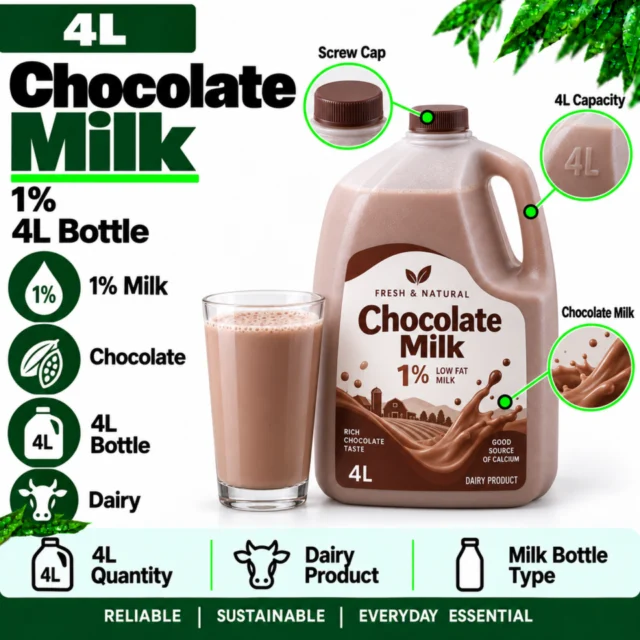 Chocolate Milk - 1% - 4L Bottle