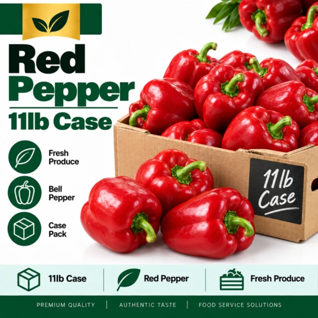 Red Pepper 11lb Case