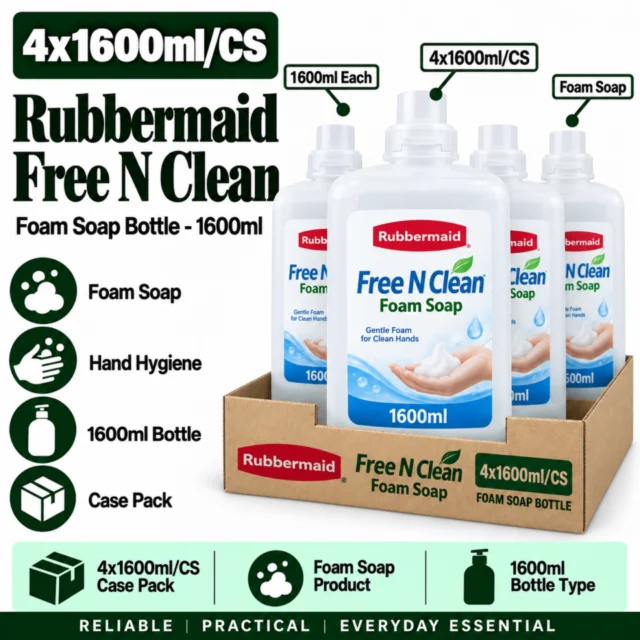 Rubbermaid Free N Clean Foam Soap  Bottle- 1600ml (4x1600ml/CS)