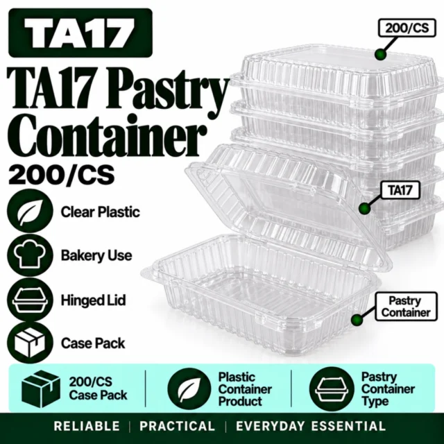 TA17 Pastry Container 200/CS