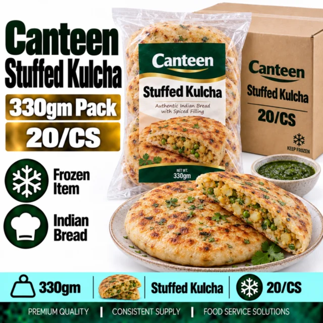 Canteen Stuffed Kulcha Pack - 330gm (20/CS)