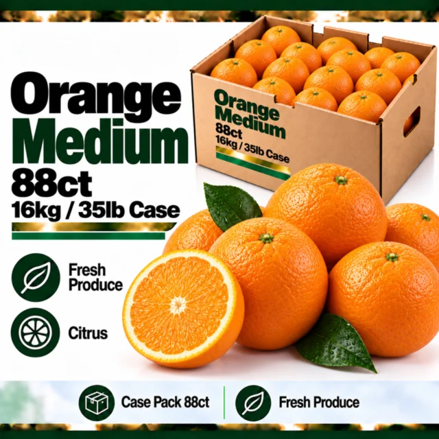 Orange Medium 88ct/16kg/35lb Case