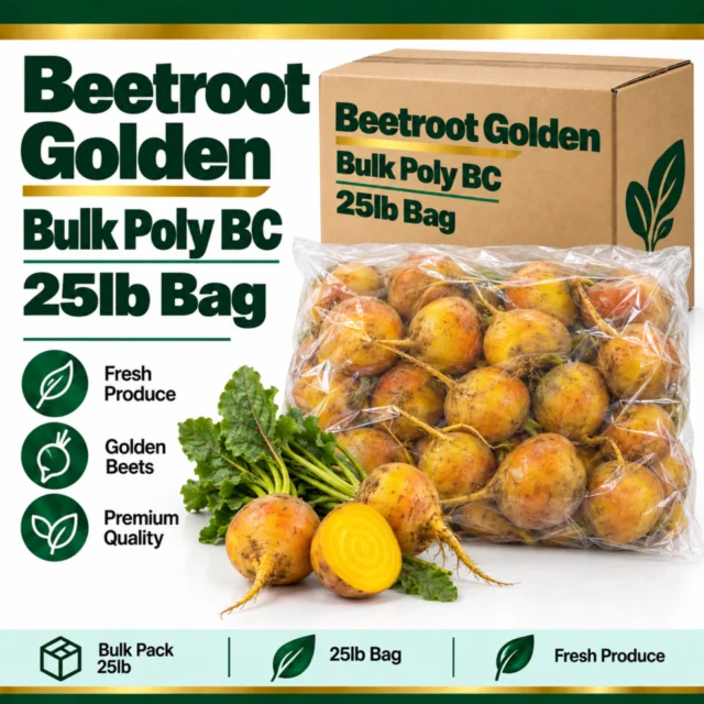 Beetroot Golden Bulk Poly BC 25lb Bag
