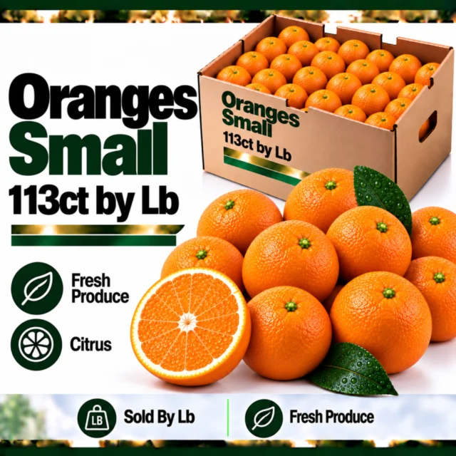 Oranges Small 113ct by Lb