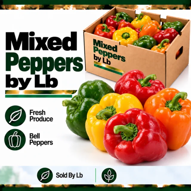 Mixed Peppers by Lb