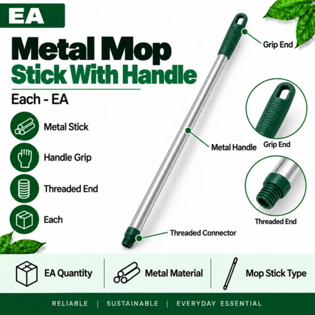 Metal Mop Stick With Handle EA