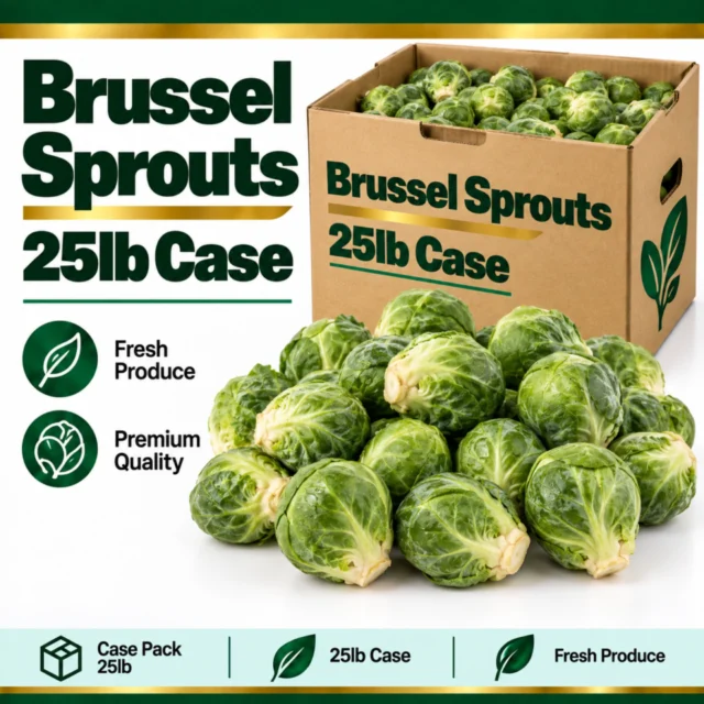 Brussel Sprouts 25lb Case