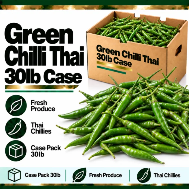 Green Chilli Thai 30lb Case