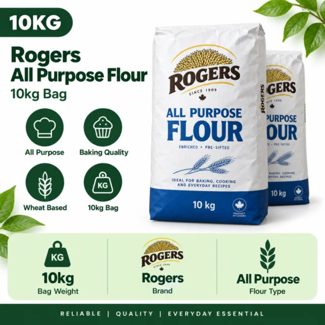 All Purpose Rogers Brand 10kg Flour Bag