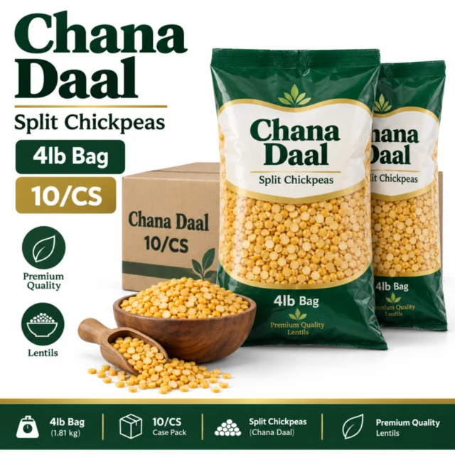 Chana Daal 4lb Bag (10/CS)