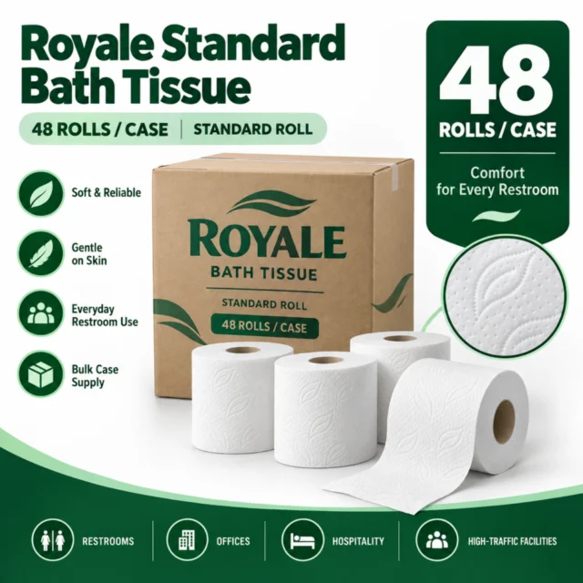 Bath Tissue – Royale – Standard Roll -48 Rolls/CS