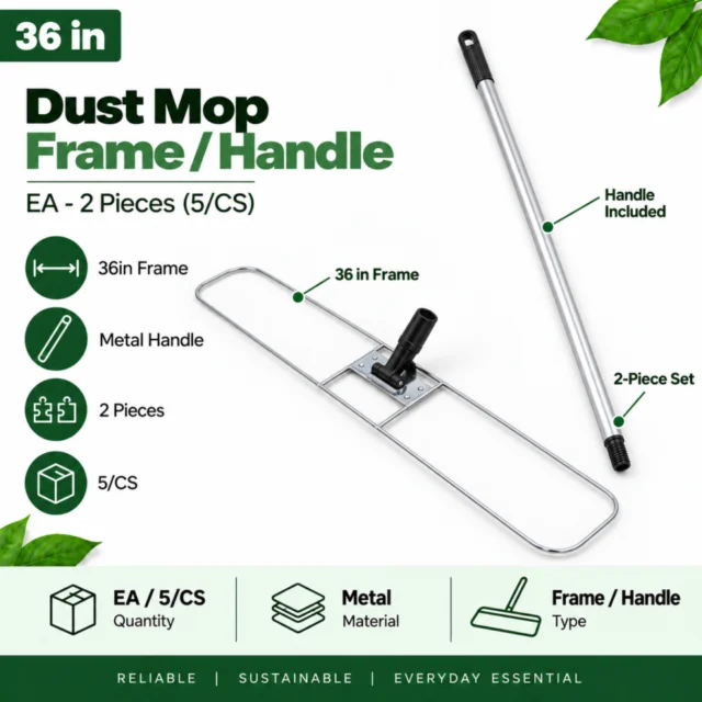 36in Dust Mop Frame/handle EA - 2 pieces (5/CS)