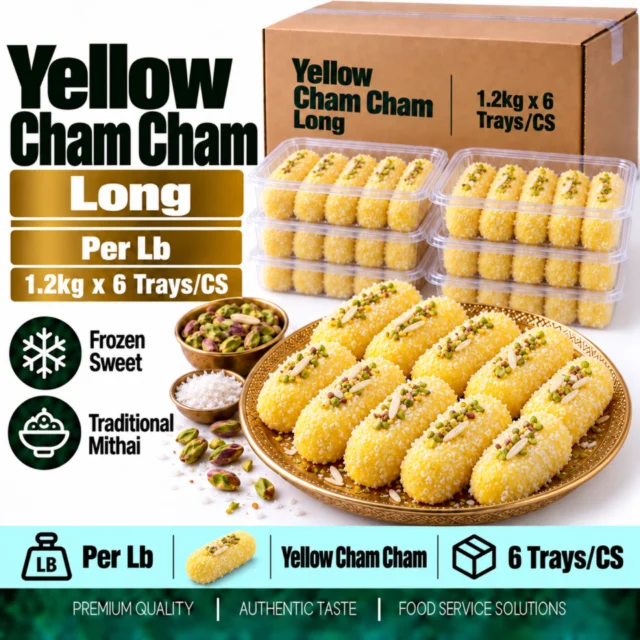 Yellow Cham Cham Long Per Lb (1.2kgx6 Trays/CS)