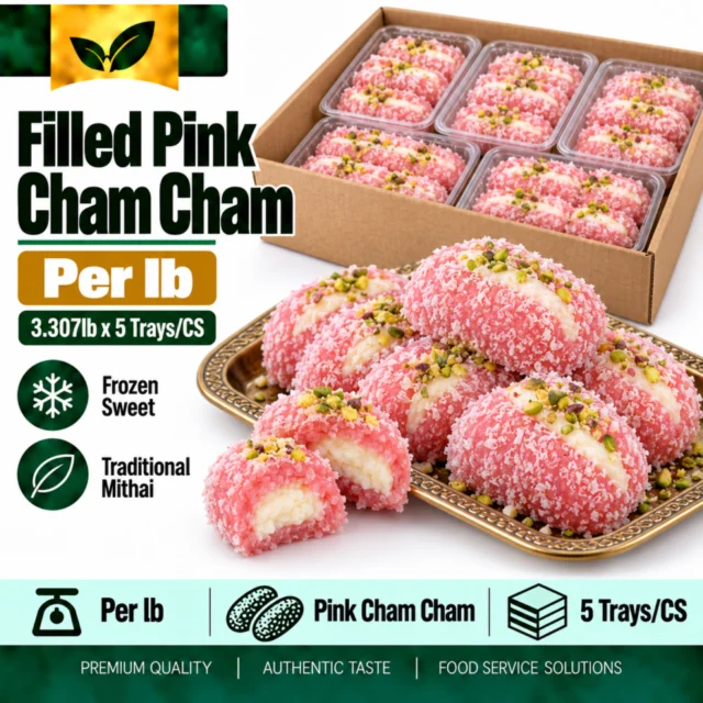 Filled Pink Cham Cham Per lb (3.307lbx5trays/CS)
