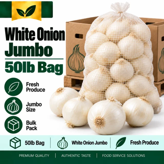 White Onion Jumbo 50lb Bag