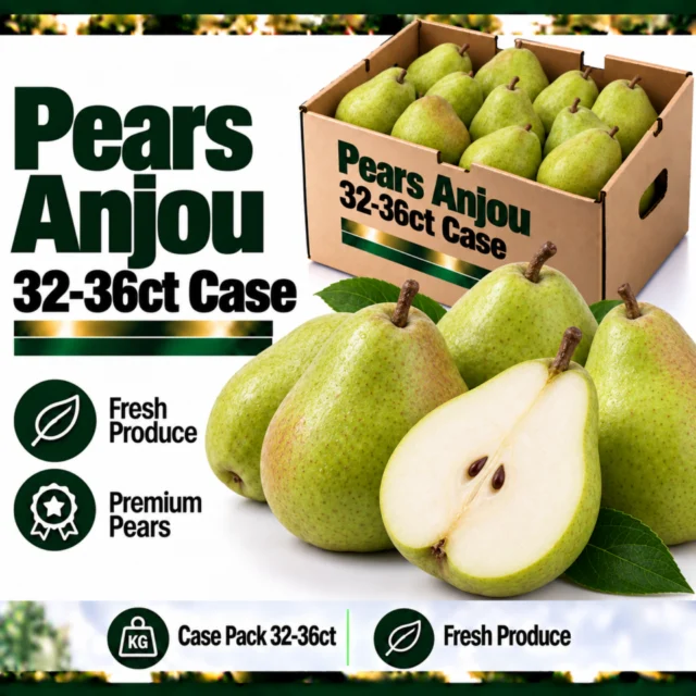 Pears Anjou 32-36ct Case