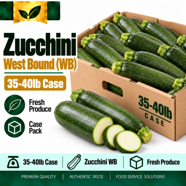 Zucchini West Bound (WB) Case - 35-40lb