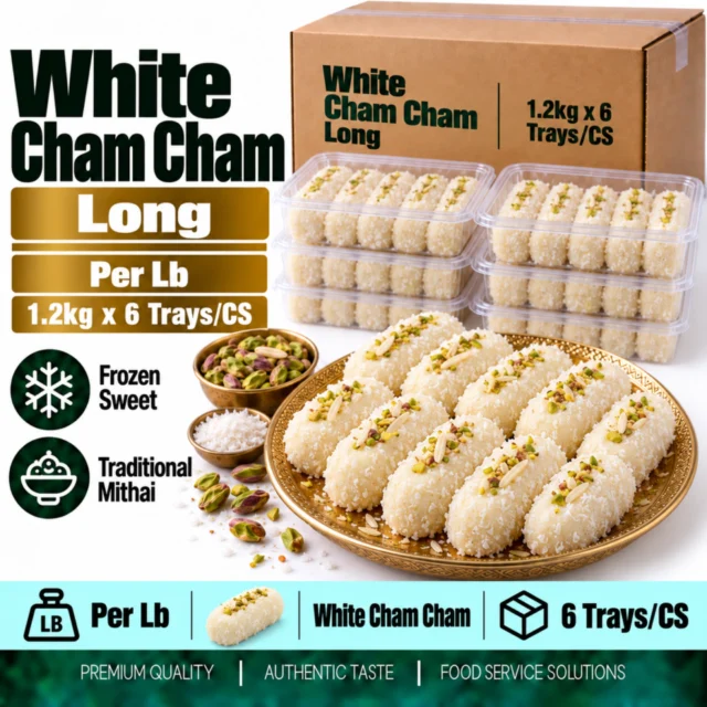 White Cham Cham Long Per Lb (1.2kgx6 Trays/CS)