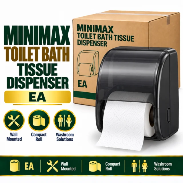 Minimax Toilet Bath Tissue Dispenser EA