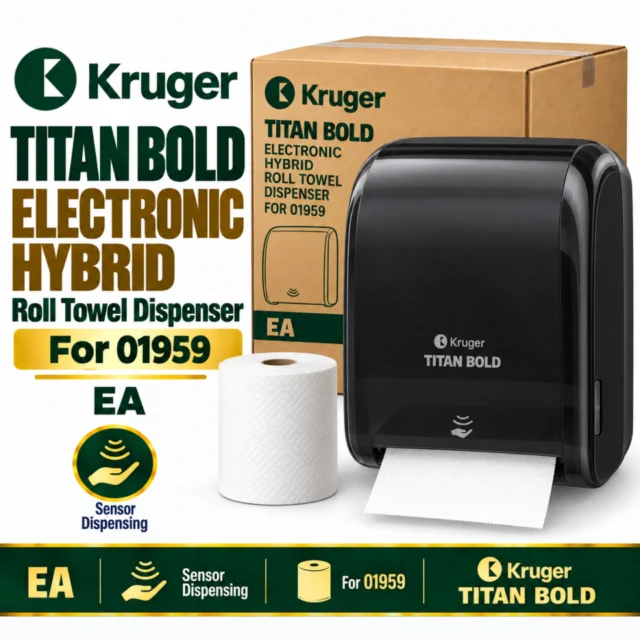 Titan Bold Electronic Hybrid Roll Towel Kruger Dispenser For 01959