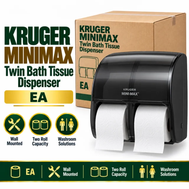 Kruger Minimax Twin Bath Tissue Dispenser EA