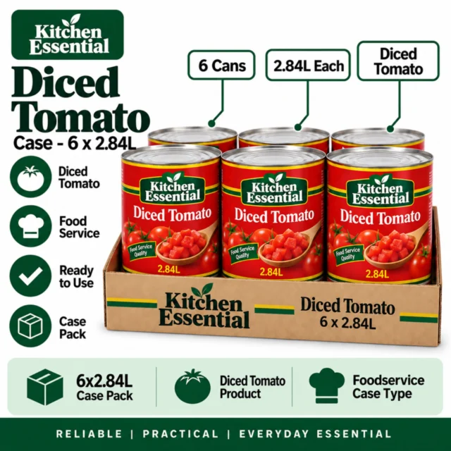 Kitchen Essential Diced Tomato 6x2.84L Case